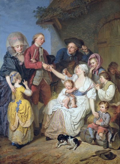 Charity, 1777 by Pierre Alexandre Wille